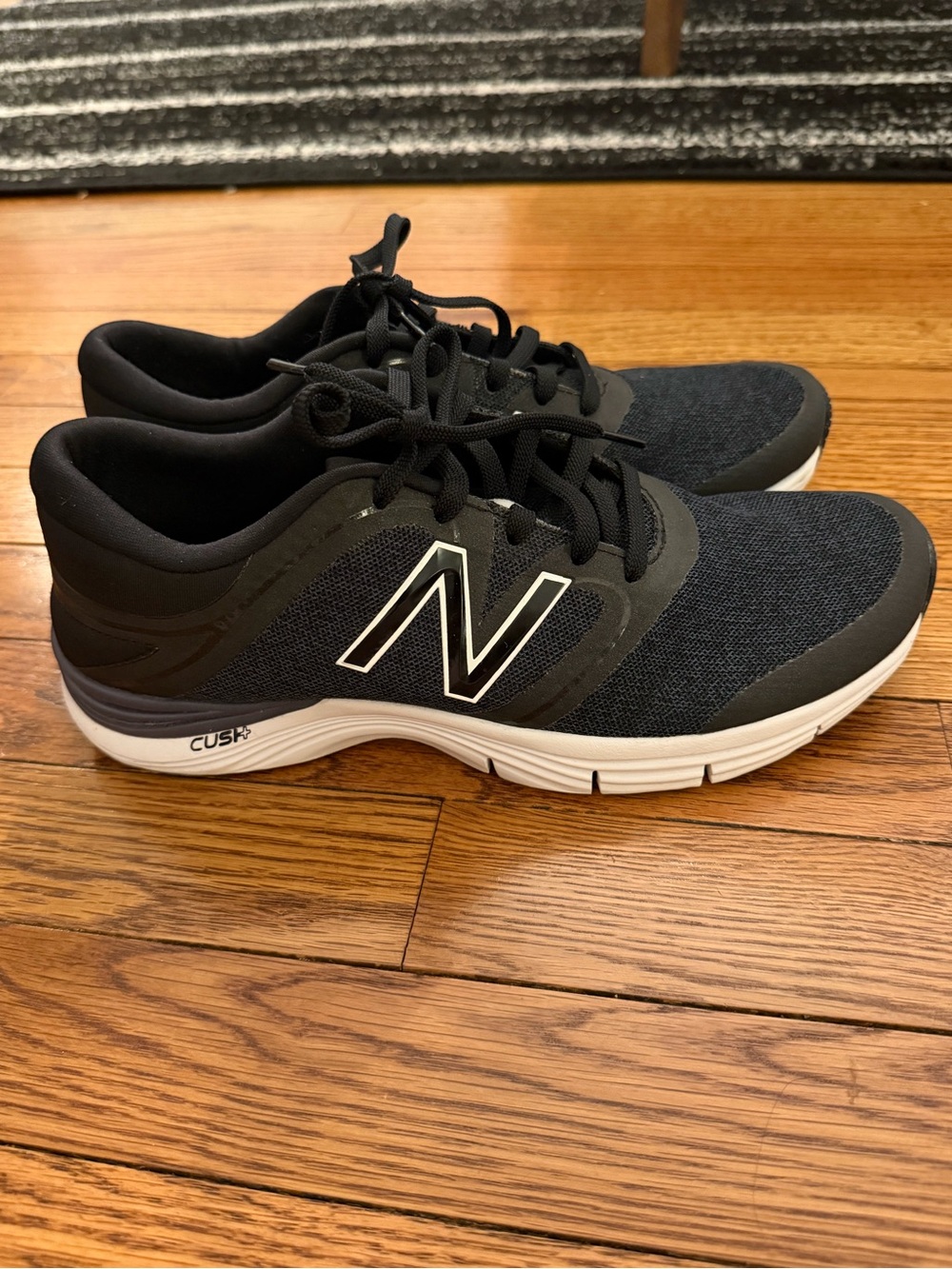 New Balance Women’s 711 v2 Black and White Athletic Running Shoes